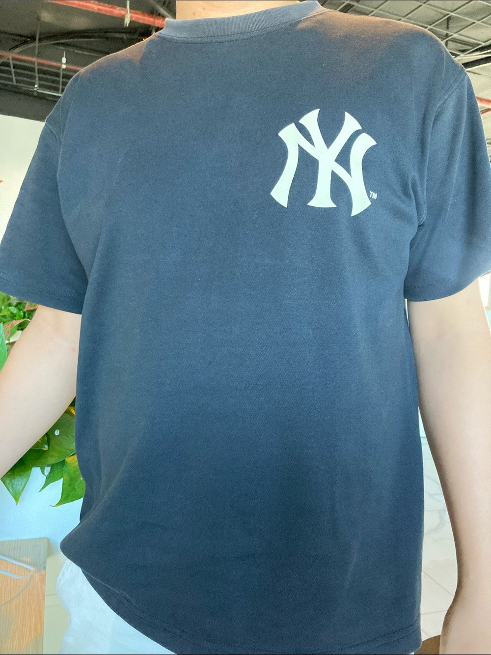 MLB Navy Short-Sleeve T-Shirt with White NY Logo
